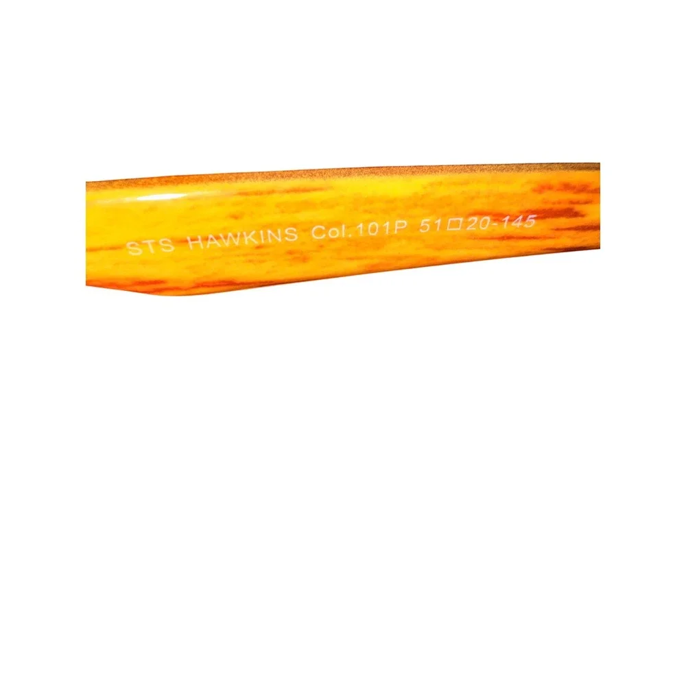 Santana by Carlos Santana STS Hawkins Polarized Sunglasses Orange Woodgrain 101P